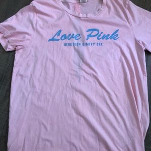 Pink open back tee NEW ADD